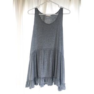 Ruffle Longline Top (Forever 21) New